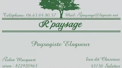 R'paysage, Elagueur à Salettes
